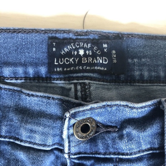 Lucky Brand Brooke Legging Jeans Womens Sz 8/29 Ripped Mid Rise Stretch Denim - Picture 2 of 11